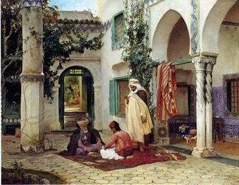 unknow artist Arab or Arabic people and life. Orientalism oil paintings 91